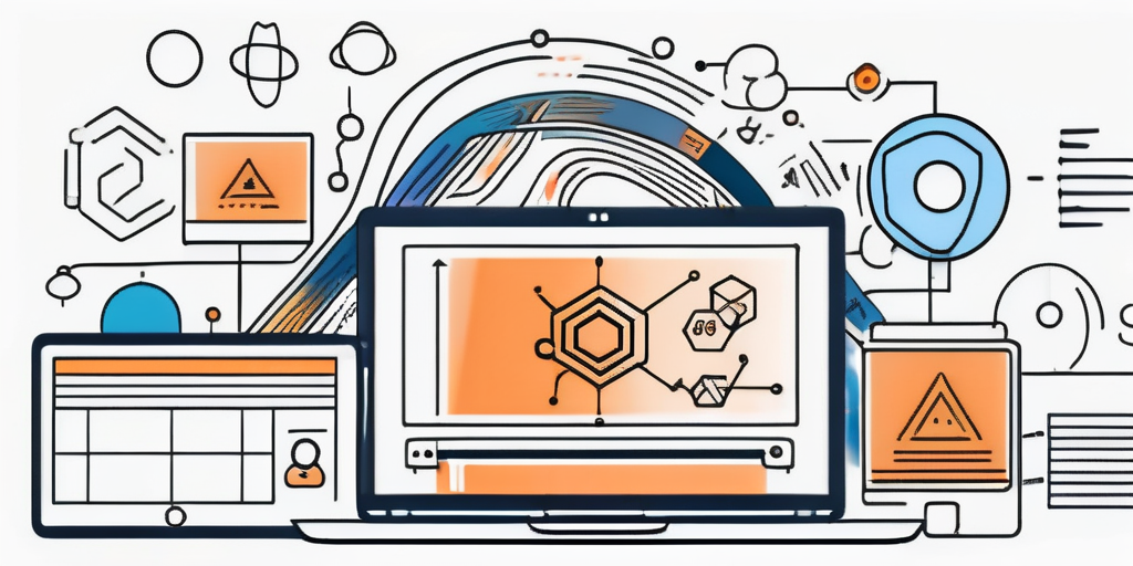 A digital transformation process where a simple