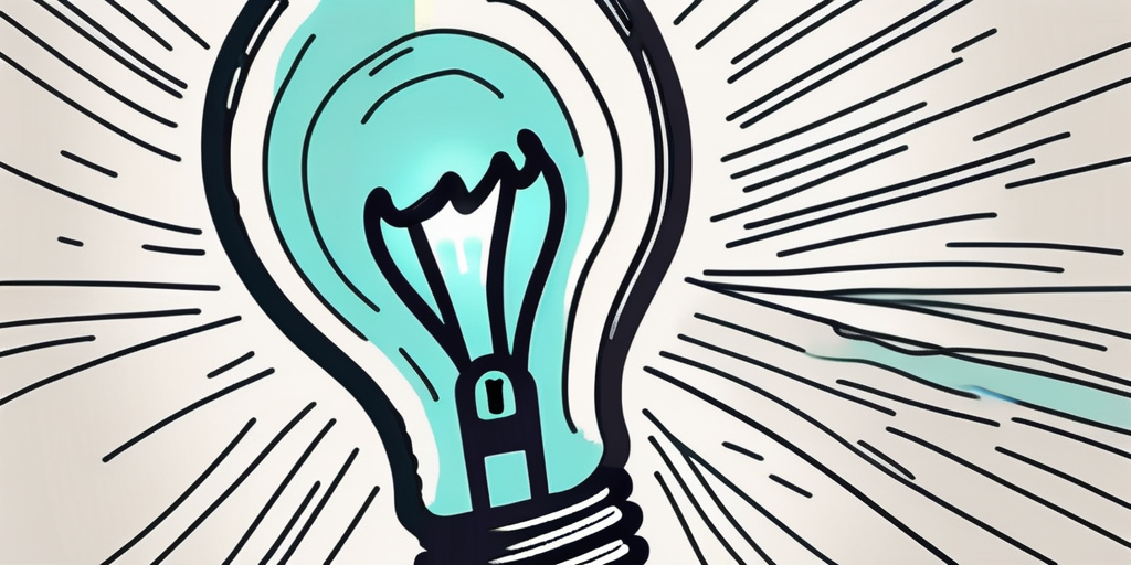 A light bulb symbolizing an idea