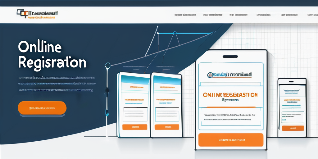 Bildschirme zeigen Verfahren zur Online-Domainregistrierung mit nutzerfreundlicher Oberflaeche und klarer Schritt-fuer-Schritt Anleitung, Fokus auf fortschrittliches System zur effizienten Webdomainsicherung.