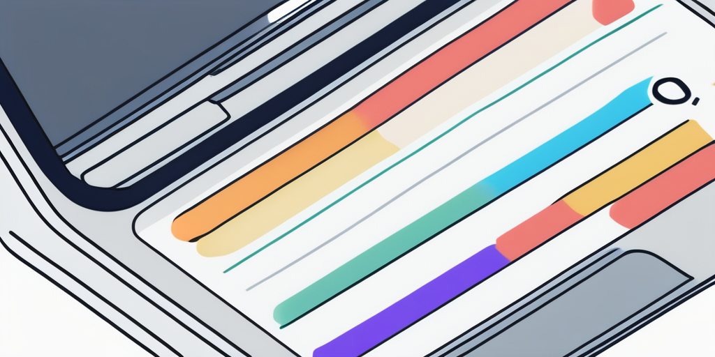 Nahaufnahme eines Computerbildschirms mit einer Webseite, die verschiedene Domainnamen und deren Verfuegbarkeitsstatus sowie farbenfrohe Symbole fuer Strategie und Effektivitaet zeigt.