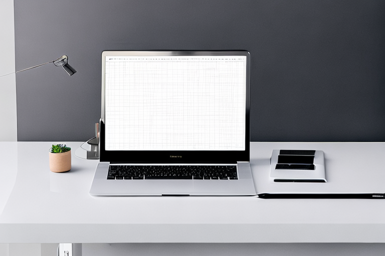 Moderner Laptop auf Holzschreibtisch zeigt Code neben Notizblock und Stift, Webentwicklung Effizienz.