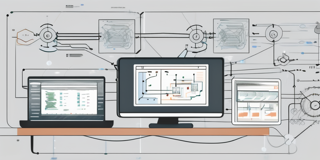 Various software development tools like coding brackets
