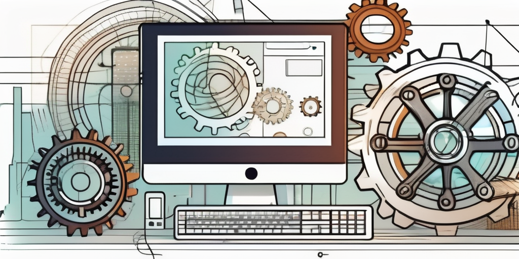 A computer screen displaying a complex web application