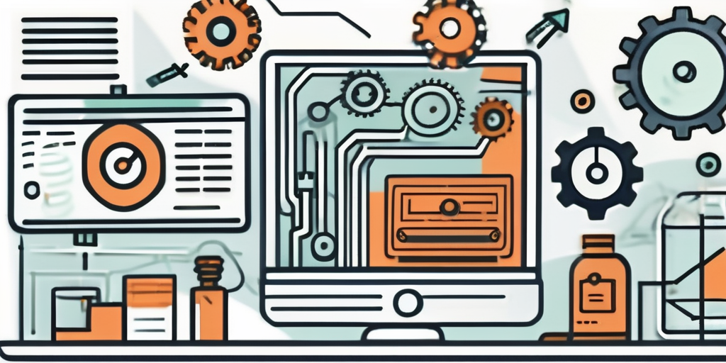 Various software development tools like a coding screen