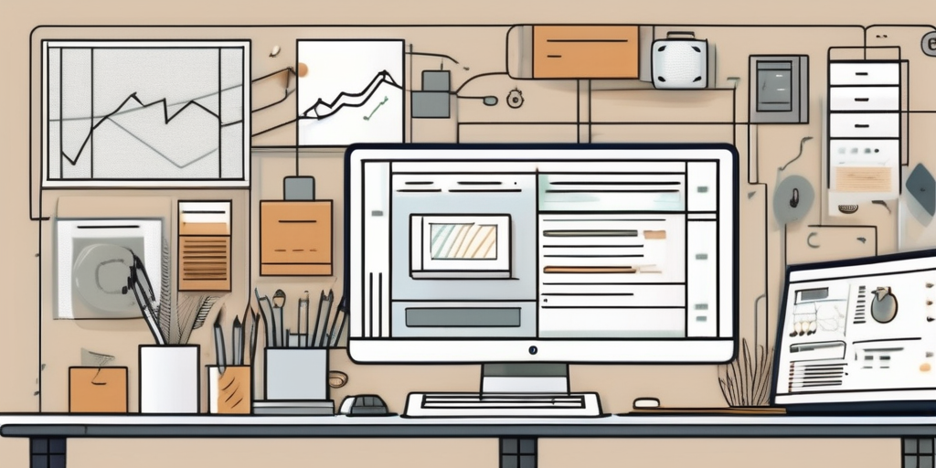 A computer screen displaying a well-organized