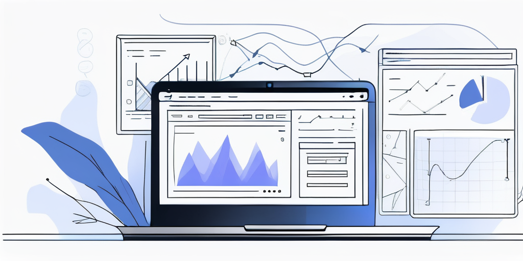 Moderne Website-Schnittstelle auf einem Computerbildschirm mit Notizen und Entwuerfen, betont kreativen und strategischen Ansatz in der Webentwicklung.