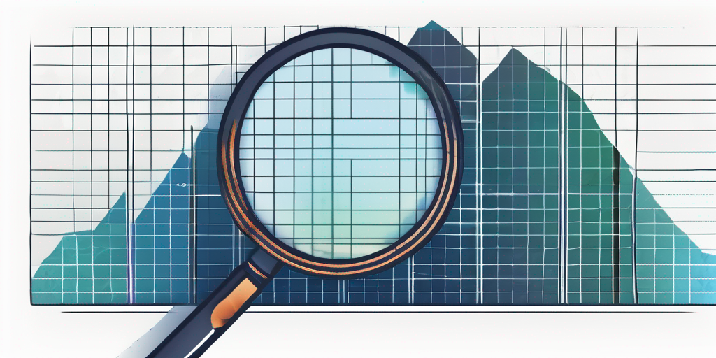 Digitale Lupe zeigt Auswahl an Web-Domains in einem ansprechenden Rasterlayout, betont die Wichtigkeit der richtigen Domainwahl.