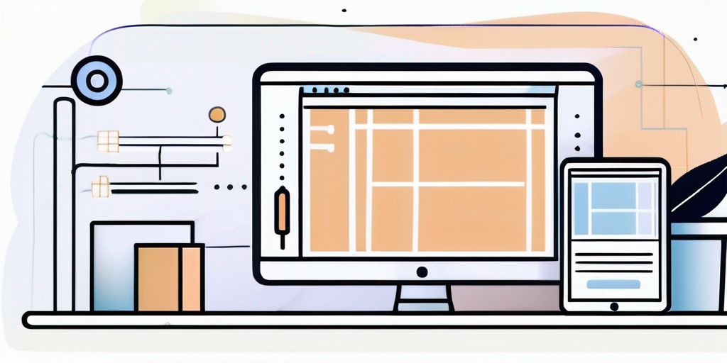 Computerbildschirm zeigt Anleitung zum Erstellen einer Webseite mit notwendigen Werkzeugen und Software fuer Webentwicklung, ideal fuer Anfaenger.