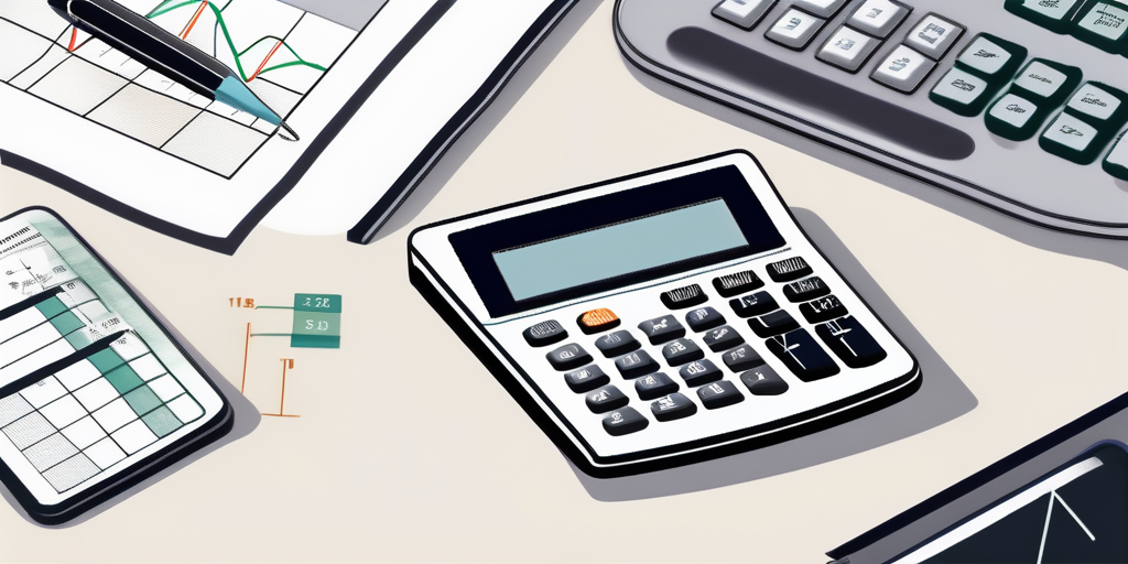 Moderner, schlanker Rechner auf Schreibtisch neben Finanzdiagrammen fuer strategische Investitionsplanung und KfW Foerderungsmoeglichkeiten Erkundung.