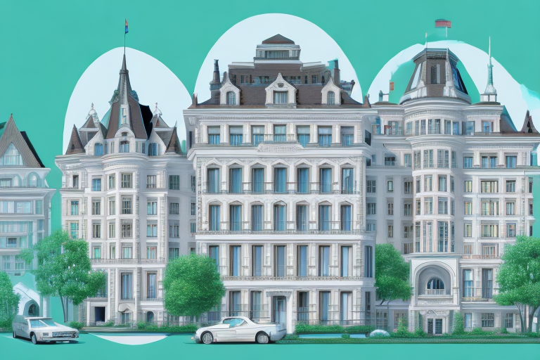 A massivhaus and a fertighaus side by side