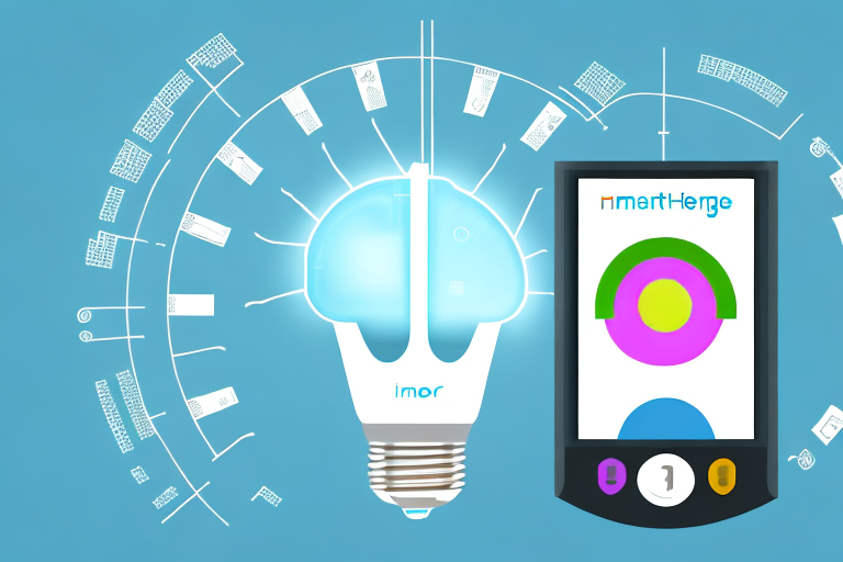A smart meter displaying various energy consumption statistics