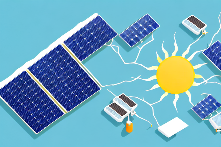 A solar energy system with solar panels