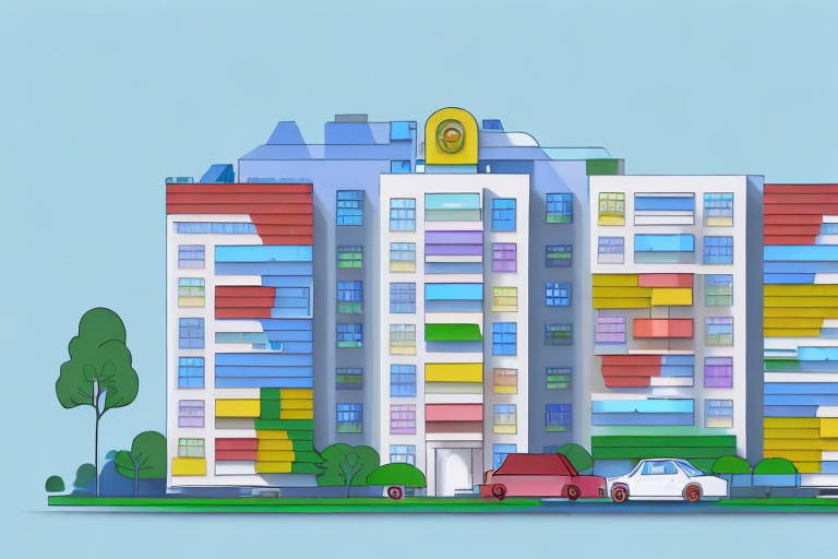 Various types of buildings