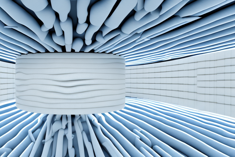 A well-insulated basement ceiling