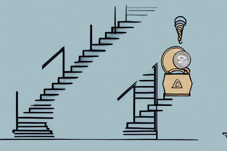 A stairlift ascending a staircase