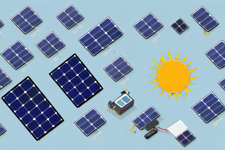 Various solar accessories such as solar panels
