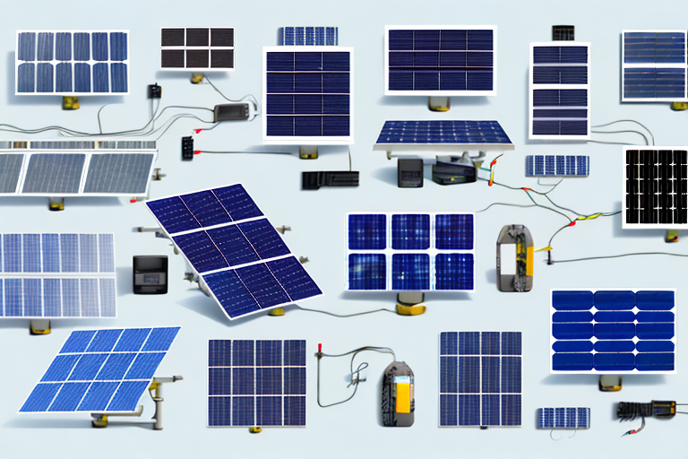Various solar panel accessories like mounting systems
