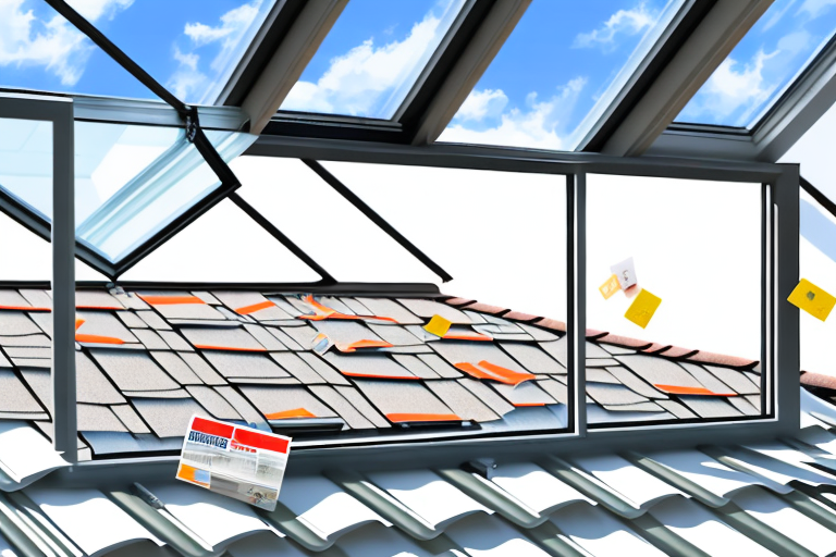 A velux window installed on a roof