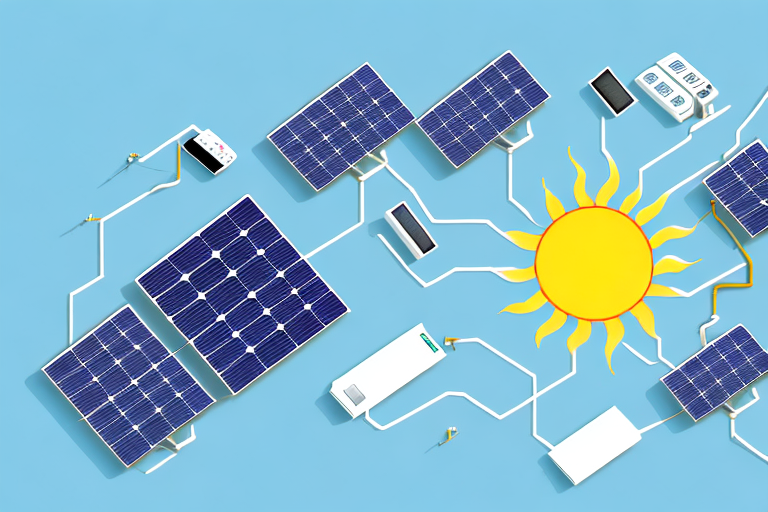 Various components of a solar power system