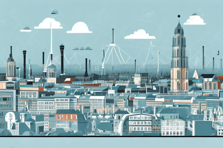 The cityscape of kassel