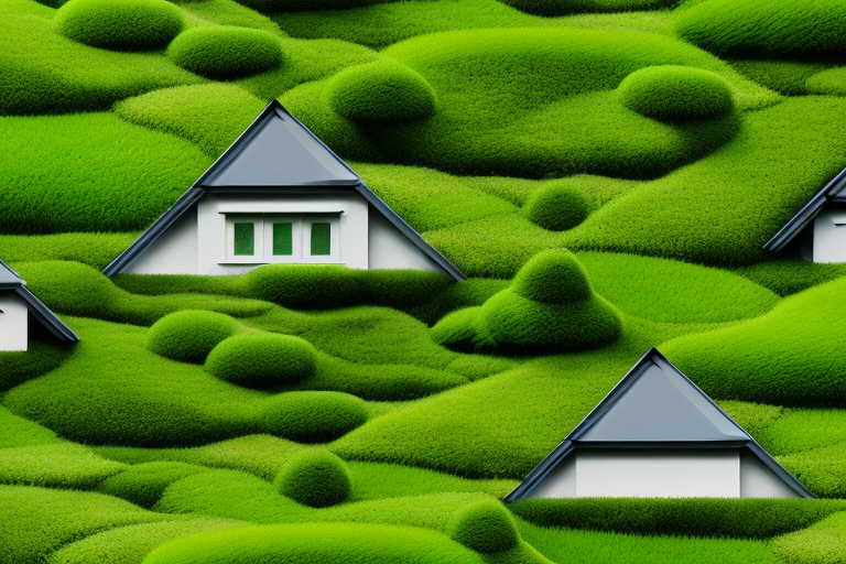 Two rooftops side by side