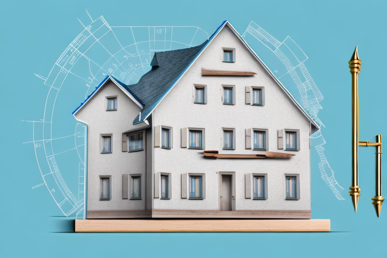 A charming bavarian-style house under construction