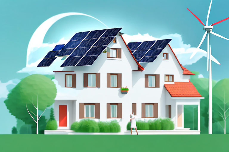 A german house equipped with energy-efficient technologies