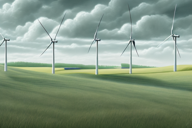 A rural landscape undergoing transformation