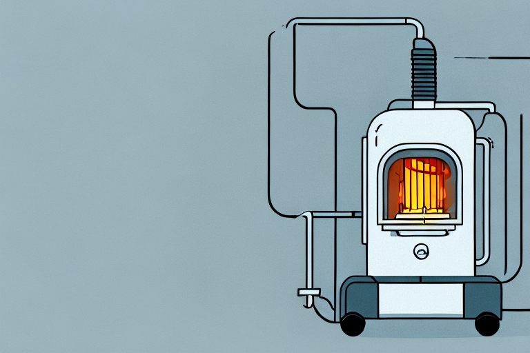 A heating radiator with visible internal parts