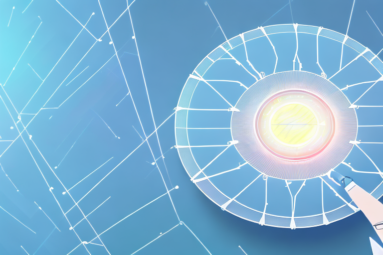 A solar panel system with visible wires and a highlighted mppt (maximum power point tracking) controller