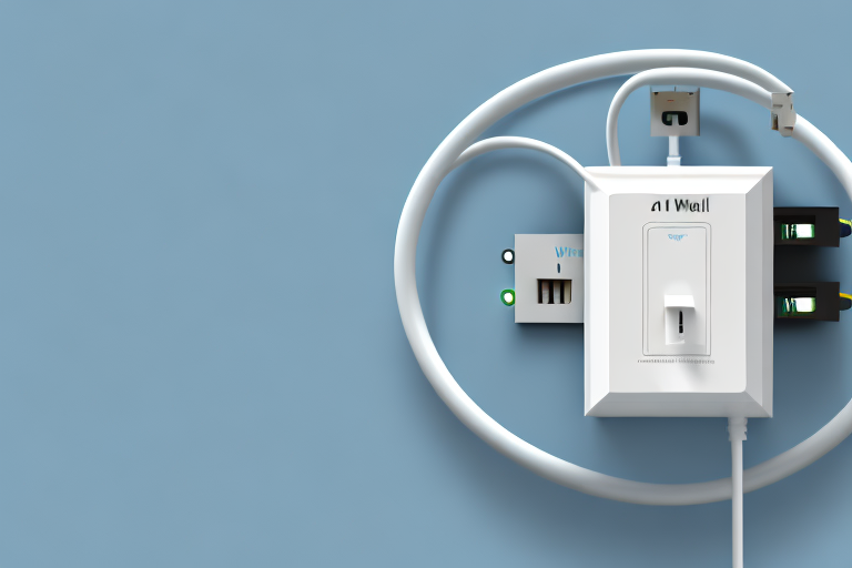 An 11 kw wallbox charger connected to an electric vehicle
