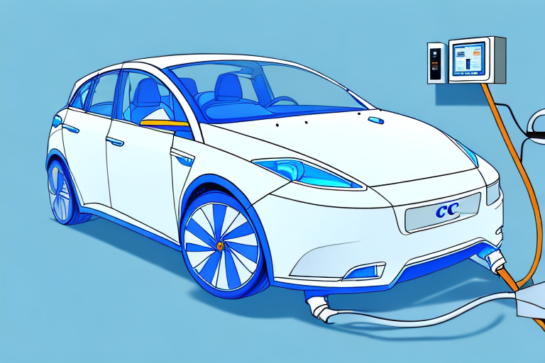 A type 2 ccs (combined charging system) electric vehicle plug