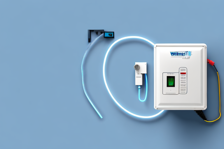 A portable 11kw wallbox with a built-in electric meter
