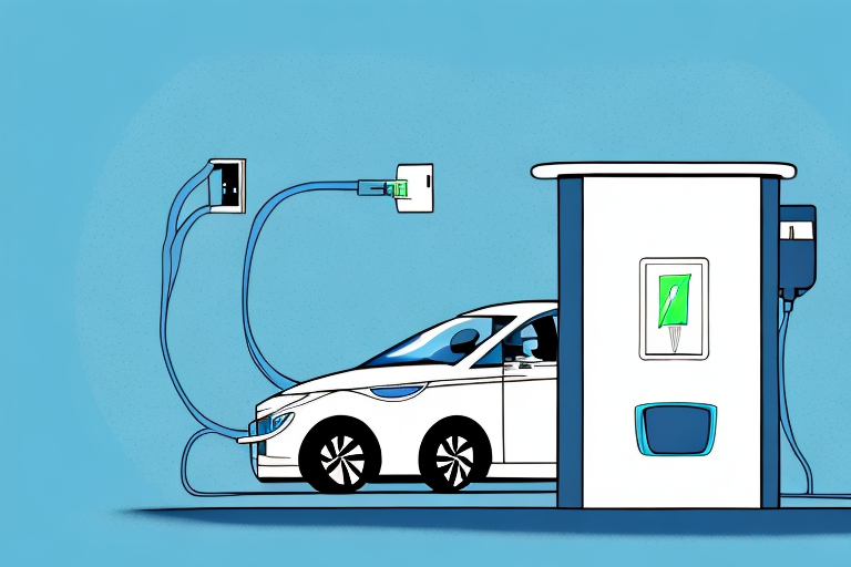 A wallbox (electric vehicle charging station) with a mid meter attached