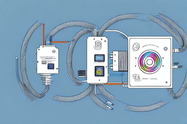 A 22kw wallbox connected with an optimal power supply cable