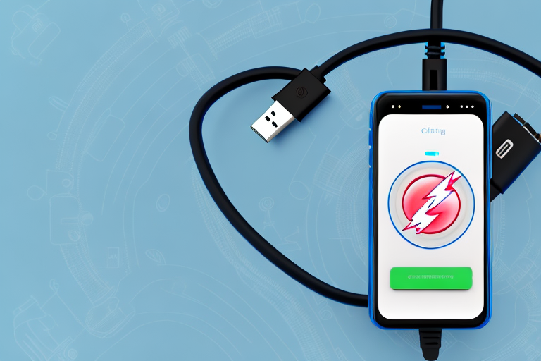 A type 2 charging cable plugged into an electric car