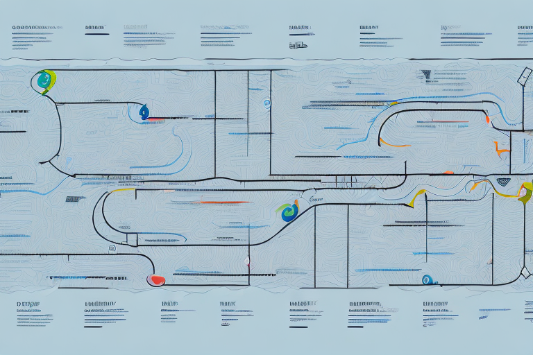 A roadmap with various construction and renovation tools along the path