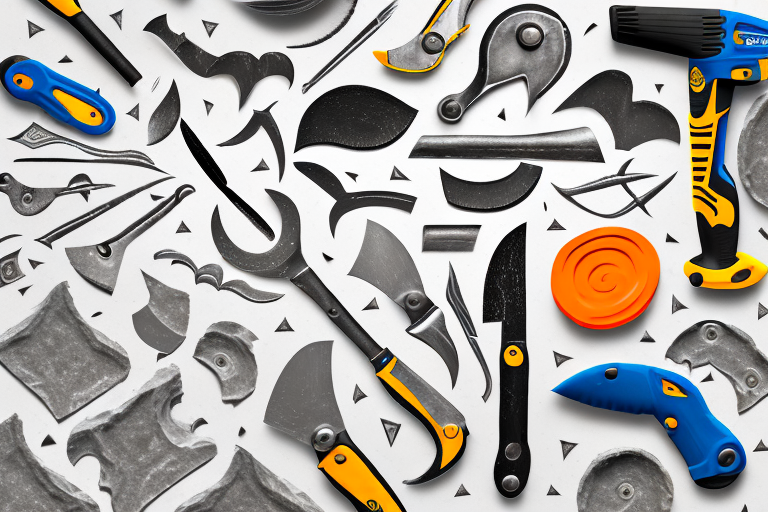 Various tools and equipment used by plasterers
