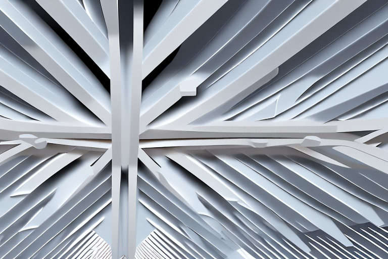 A cross-section of a sparrendach (rafter roof) structure