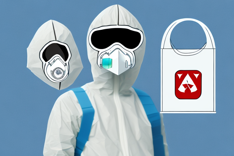 A protective suit and mask