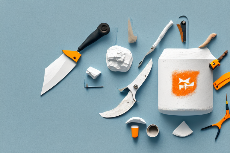Various plastering tools such as a trowel