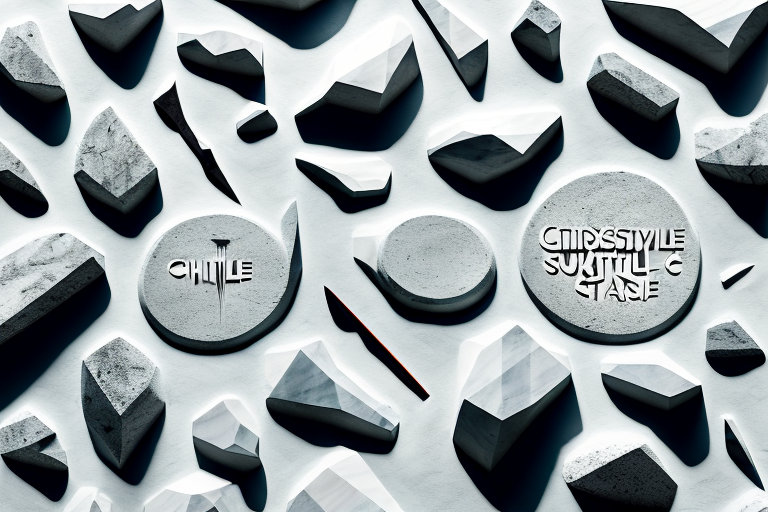 Various sculpting tools like a mallet