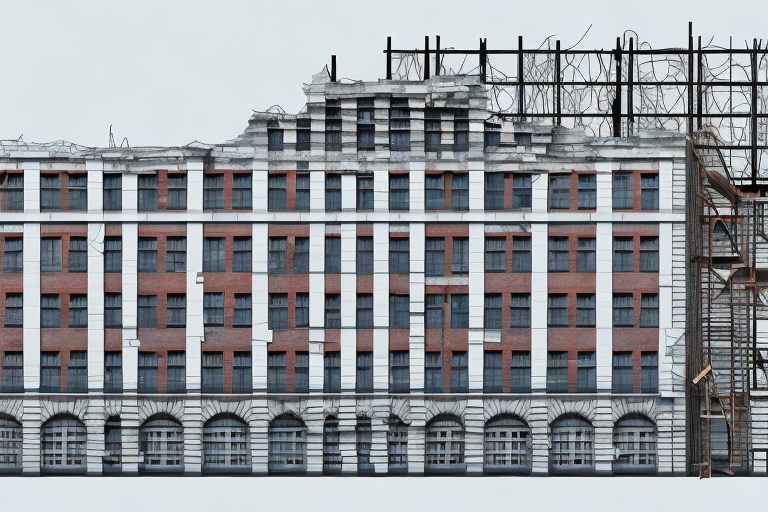 An old building mid-renovation