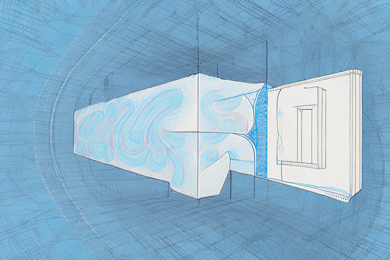 A cross-section of a wall