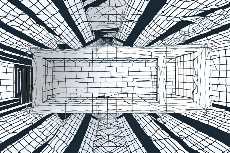 An old building with visible roof structure