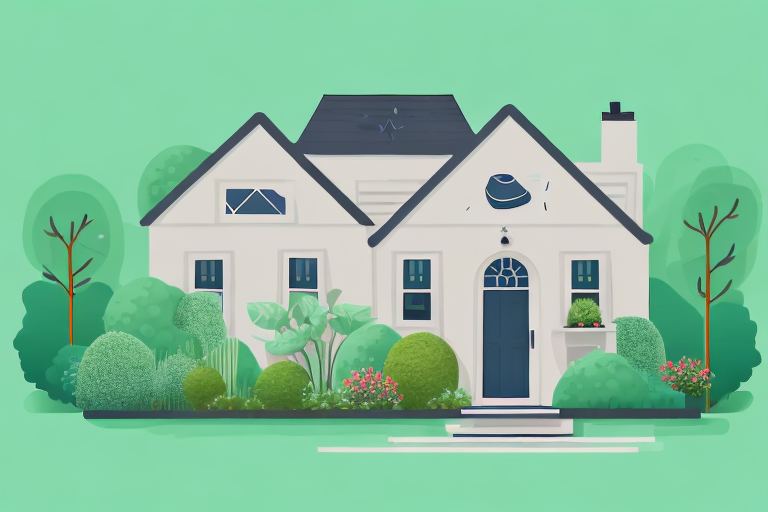 A cozy and inviting house with a sold sign in the front yard