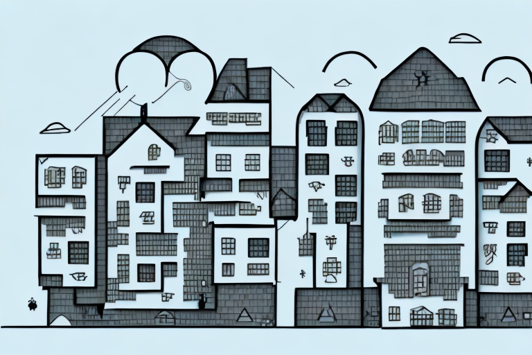 A variety of houses and apartments