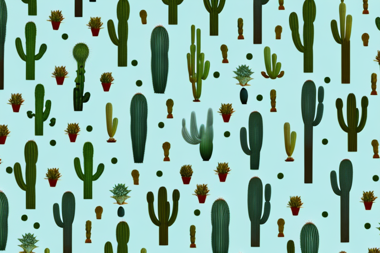 Several different types of trees