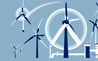 Various types of energy sources like wind turbines