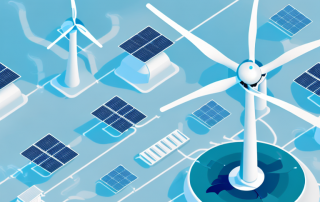 A variety of energy sources such as wind turbines